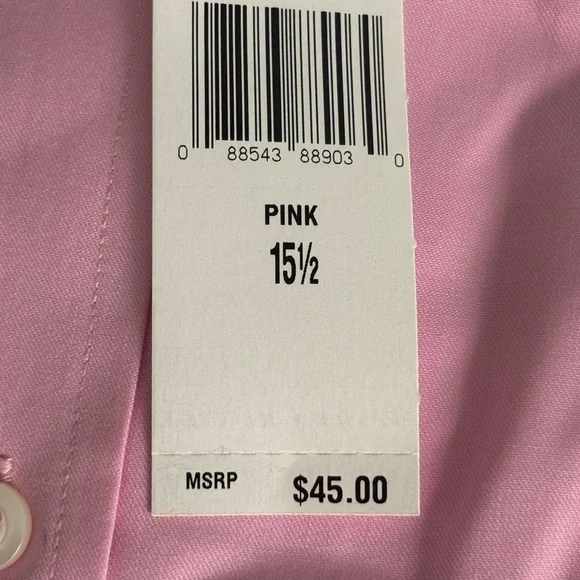 Izod Men's Pink Quick Dry Casual Shirt - Picture 4 of 4